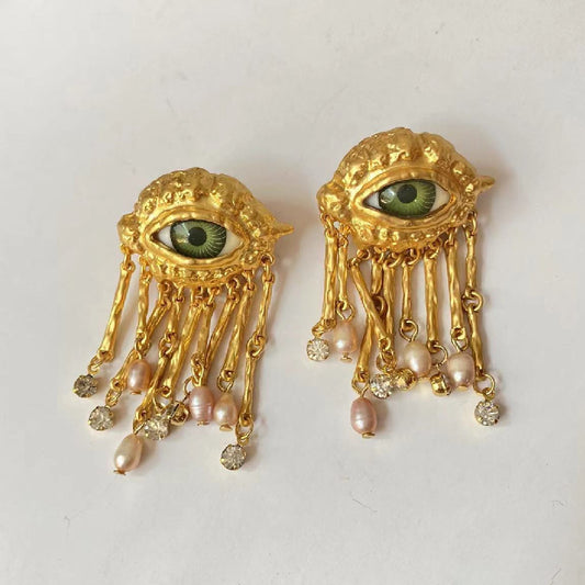 Vintage Eye Earring