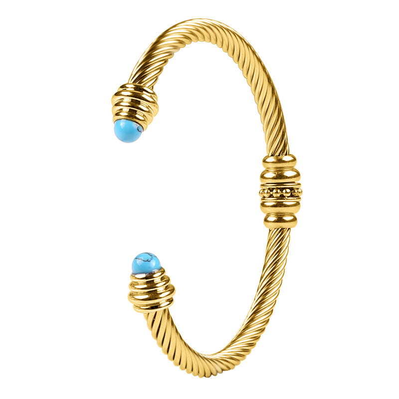 Golden Different Colors Bracelet Bangle