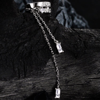 Trendy Diamond Pendant Ear Cuff (One Piece)