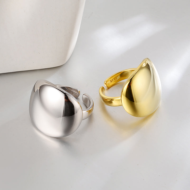 Elegant Smooth Open Ring