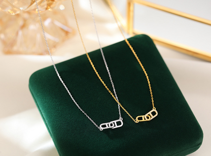 Ethereal Elegance Collection - Interlink Elegance Necklace