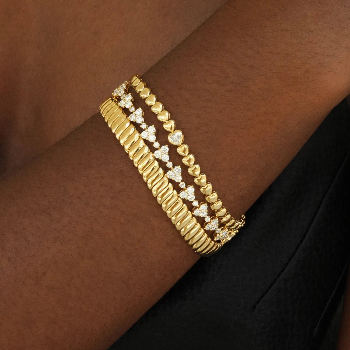 The Glimmer Heart Bracelet