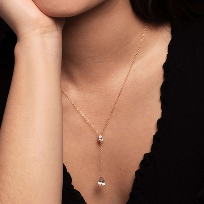 Celeste Drop Y Necklace