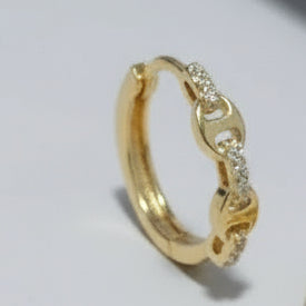 Ethereal Elegance Hoop Earrings (S/M)