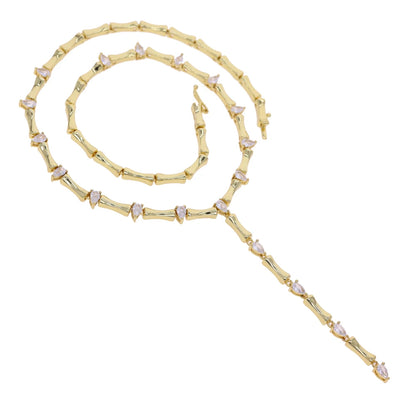 The Radiant Links Y Necklace