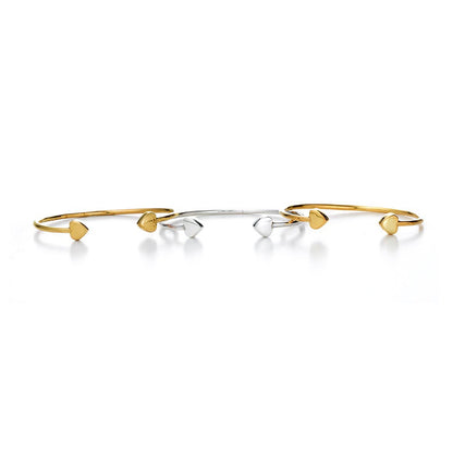 Glimmer Heart to Heart Bangle
