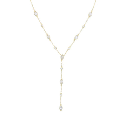 Classic Luster Choker OR Y Necklace