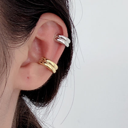 Convex Smooth Geometric Ear Cuff (One Piece)