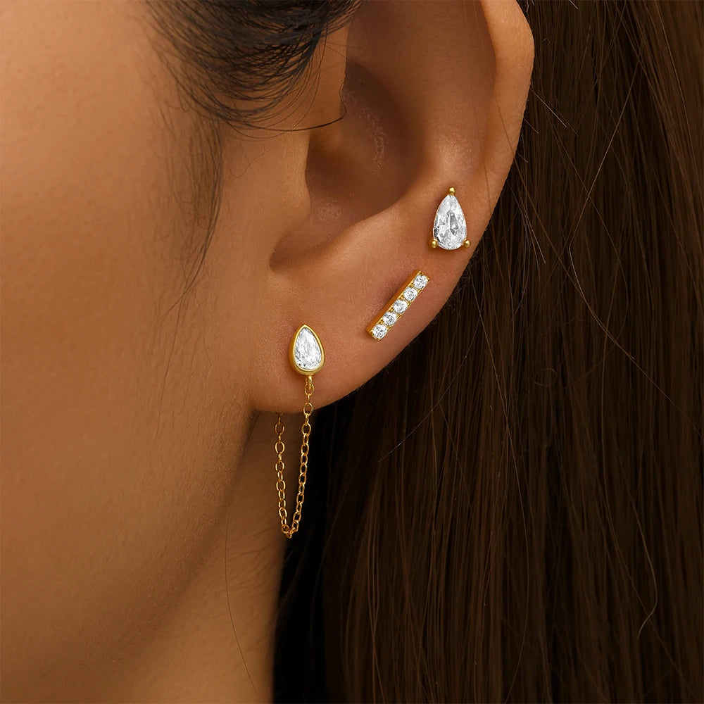 Celestial Dream Trio Earring (Single Ear Stack Set)
