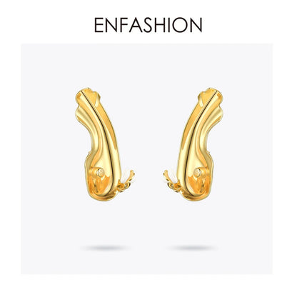 Punk Earlobe Ear Cuff Clip On Earrings