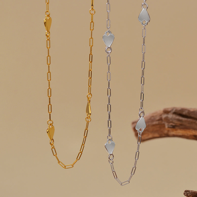 Scattered Hearts Necklace