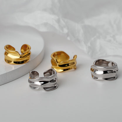 Geometric Shape Ear Cuff (One Piece)