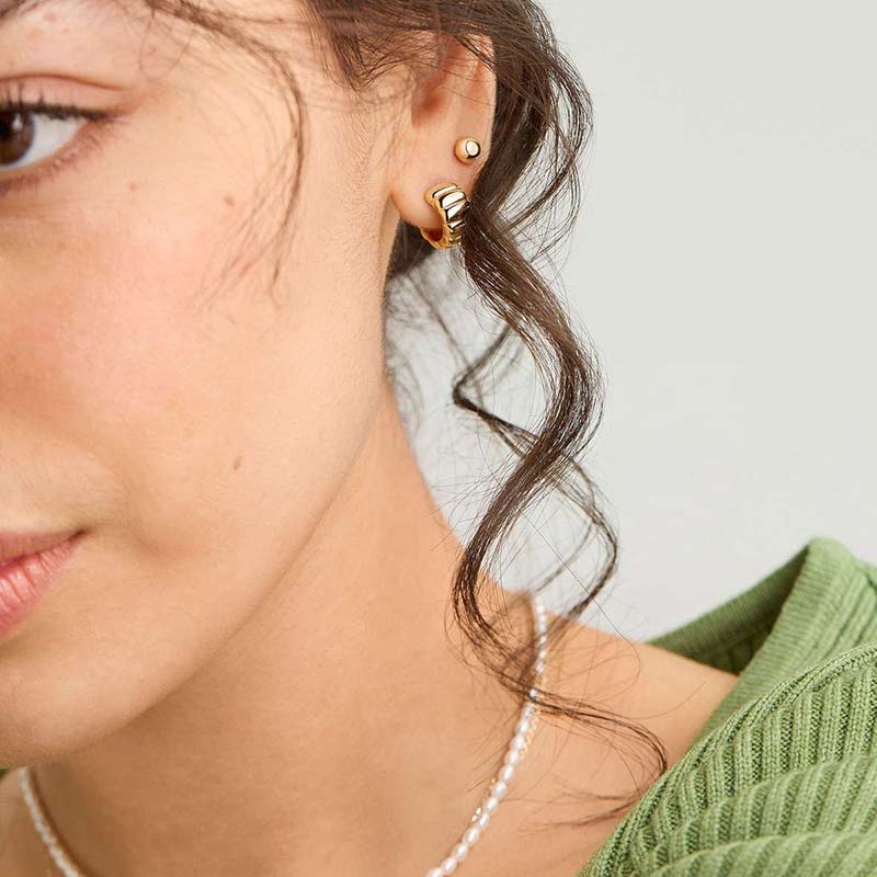 Gilded Gleam Earrings (Small)