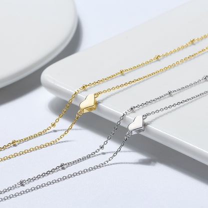 The Glimmer Heart Anklet