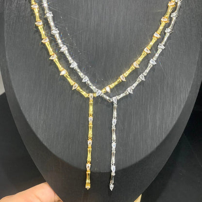 The Radiant Links Y Necklace