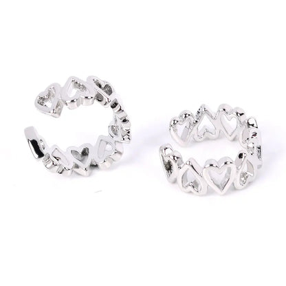 Glimmer Heart  Ear Cuff (One Piece)