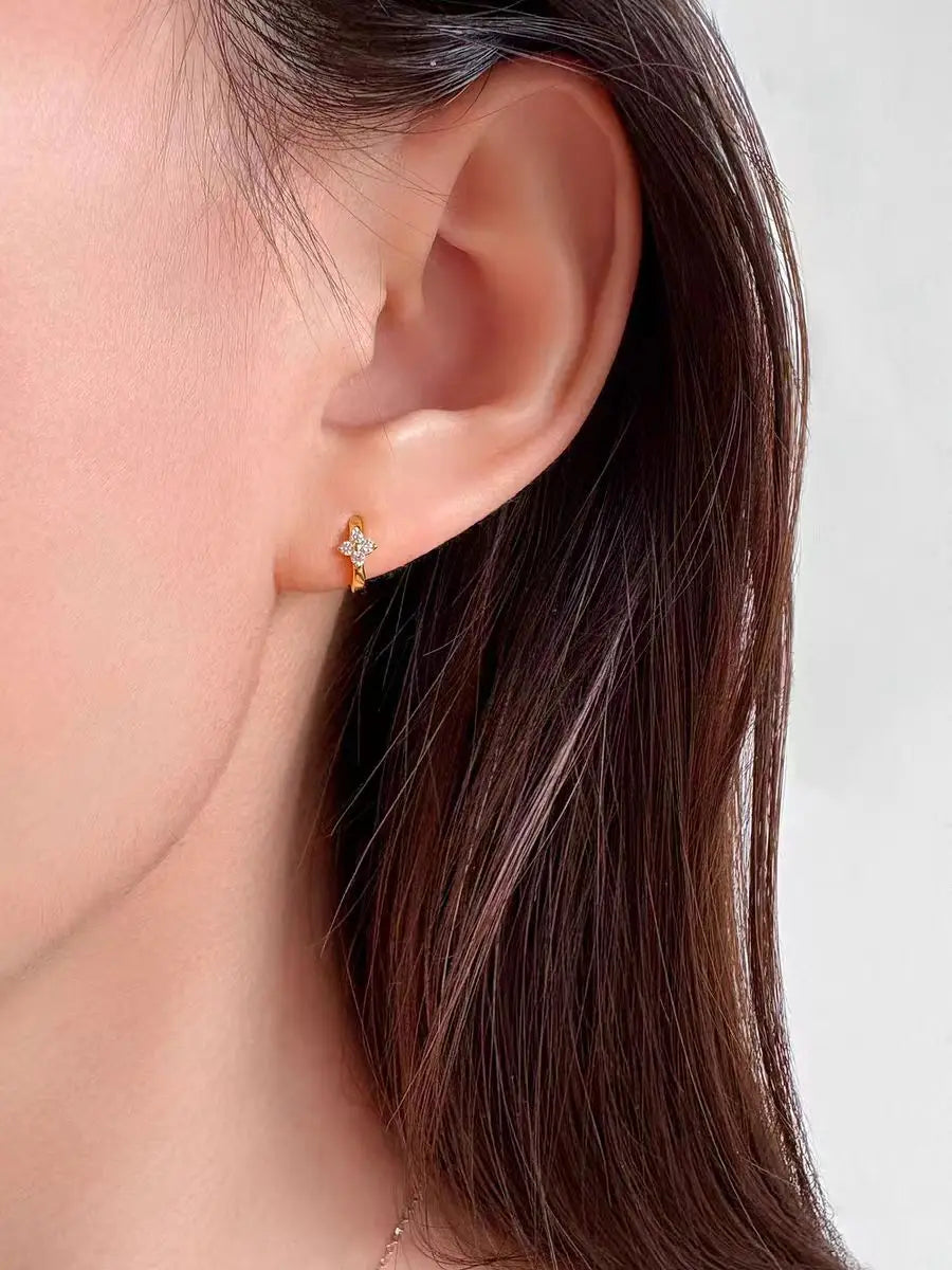 Radiant Alloy Collection Hoop Earrings - Different Sizes