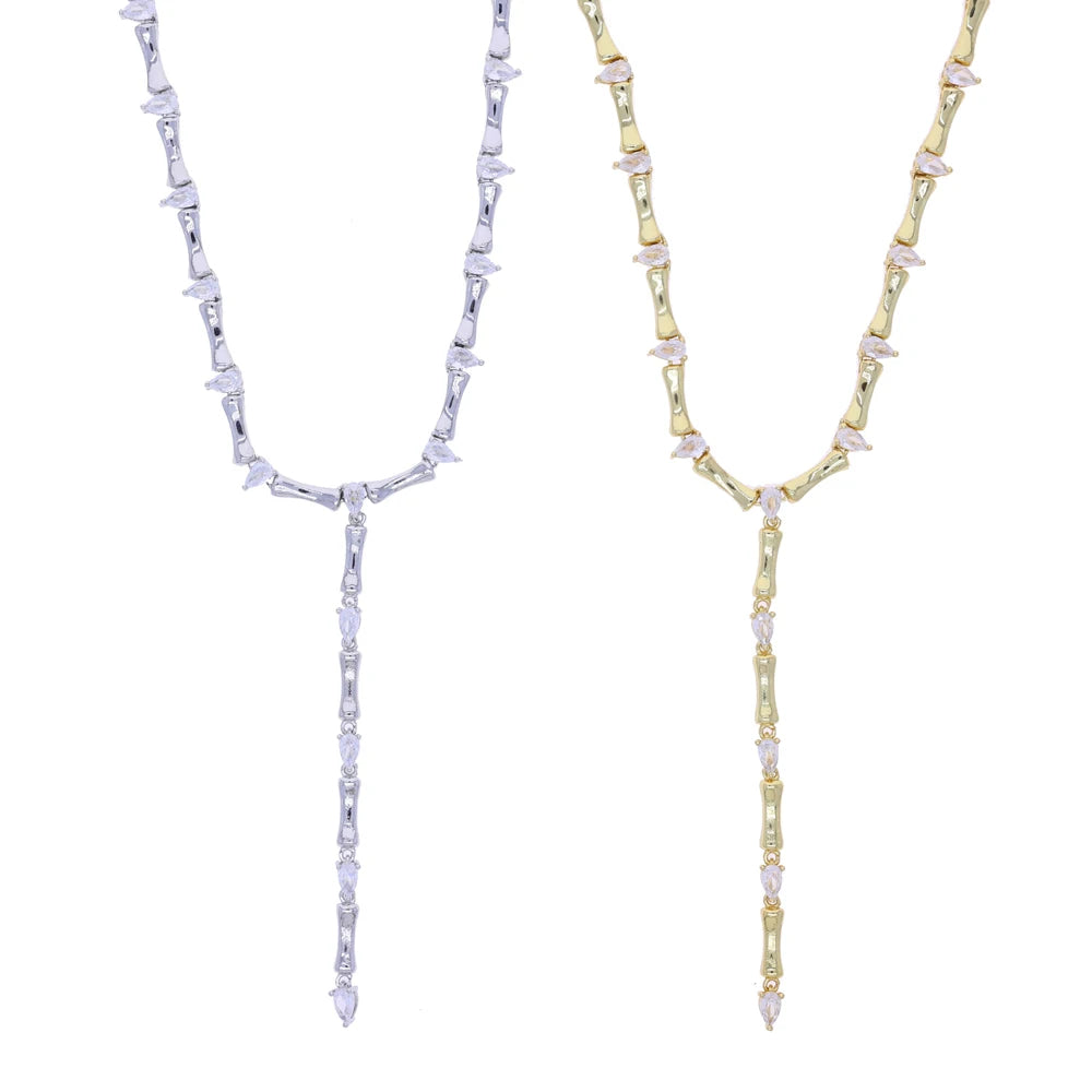 The Radiant Links Y Necklace