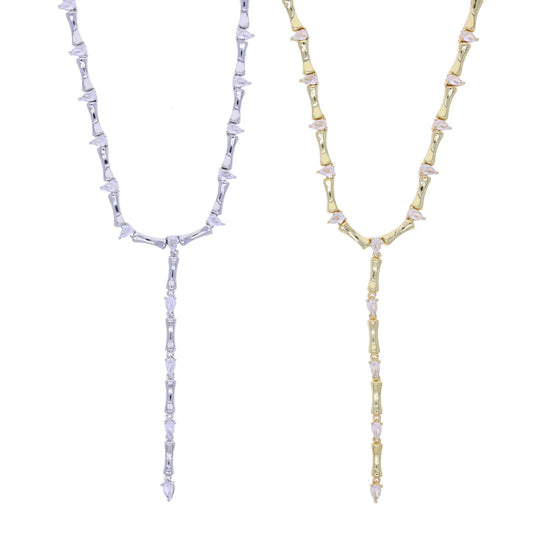 The Radiant Links Y Necklace