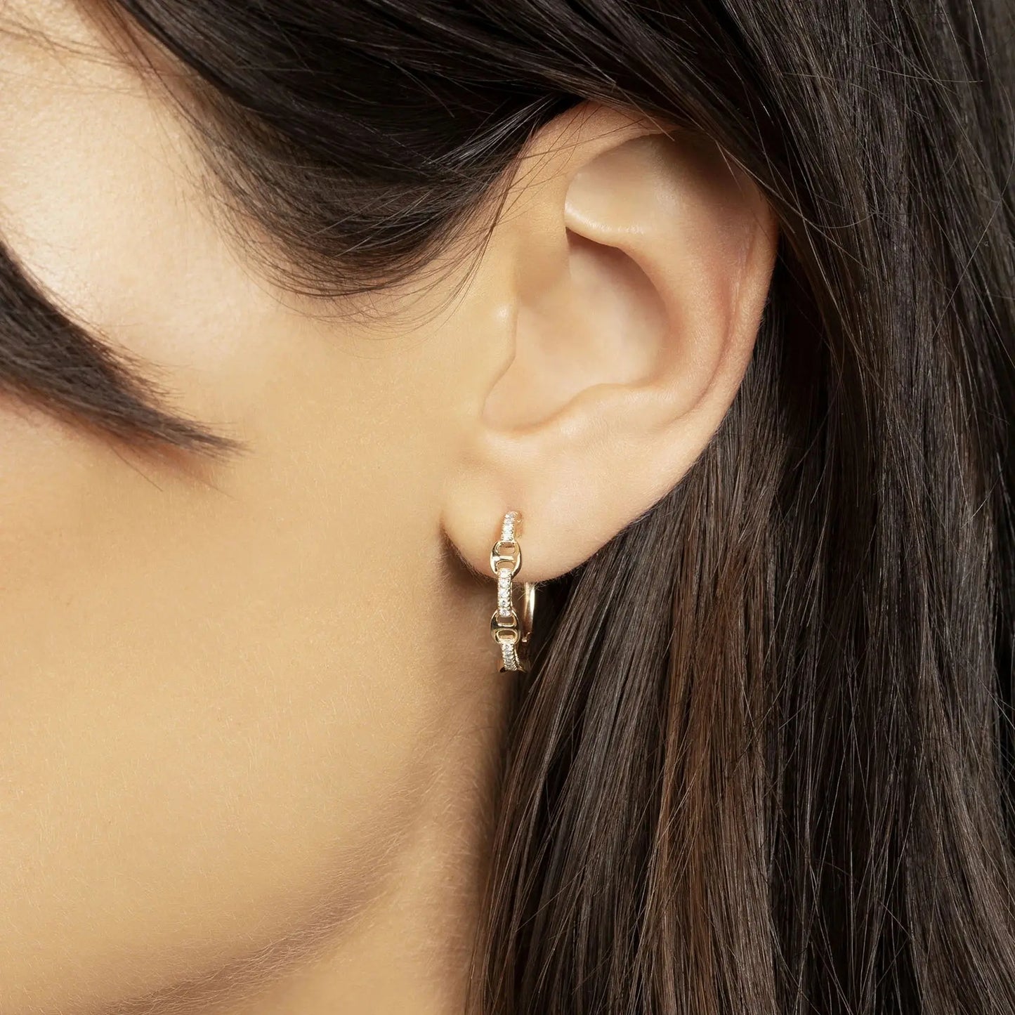 Ethereal Elegance Hoop Earrings (S/M)