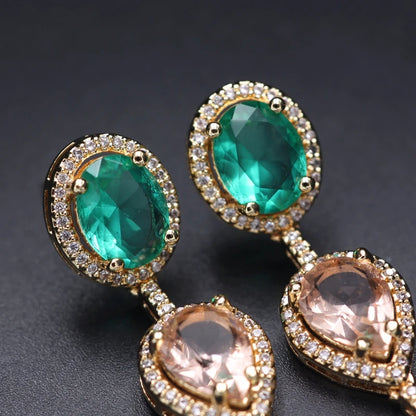 Boho Water Drop Long Earrings