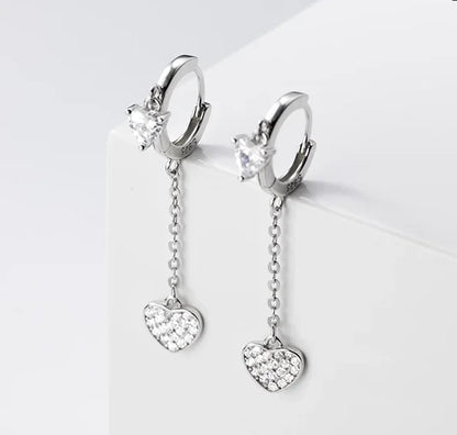 The Heartbeat Pave Drops Earring