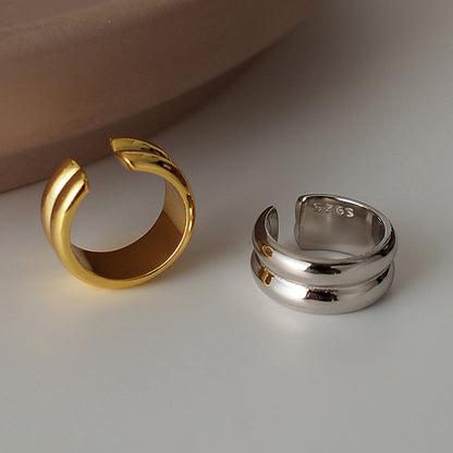 Convex Smooth Geometric Ear Cuff (One Piece)