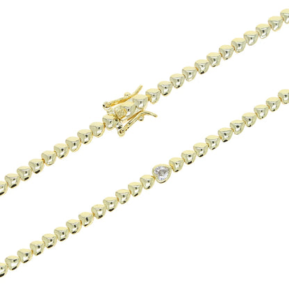 The Glimmer Heart Bracelet