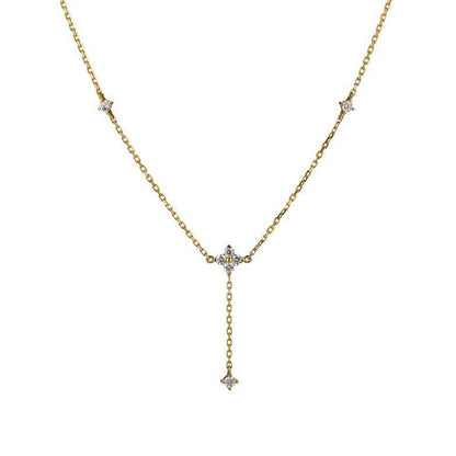 The Celestial Cascade Lariat Necklace