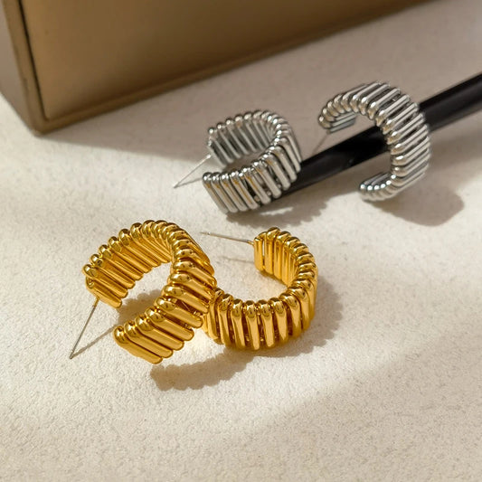 Gilded Gleam Earrings (Large)