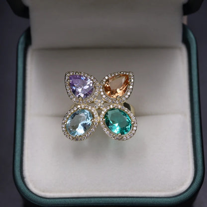 Boho Water Drop Ring (Adjustable)