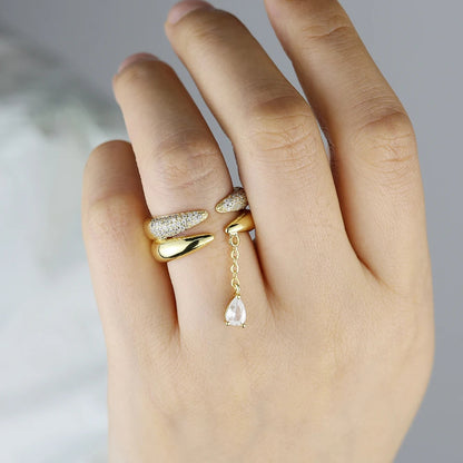 The Celestial Cascade Ring ( Adjustable )
