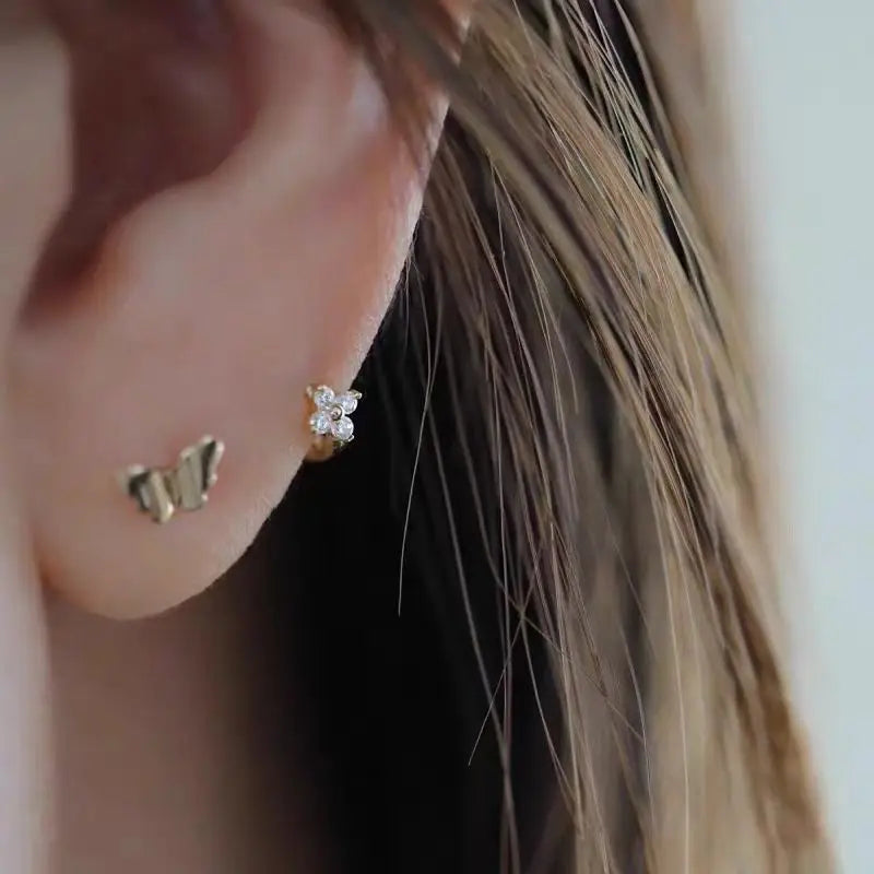 Radiant Alloy Collection Hoop Earrings - Different Sizes