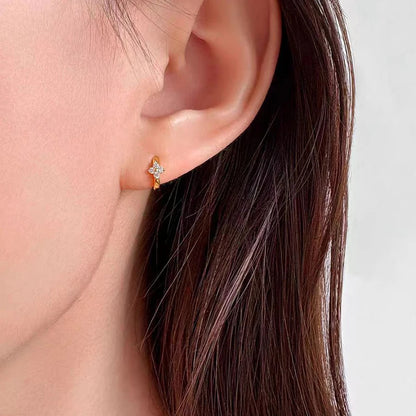 Radiant Alloy Collection Hoop Earrings - Different Sizes