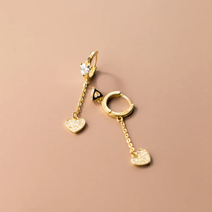 The Heartbeat Pave Drops Earring