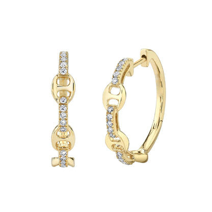 Ethereal Elegance Hoop Earrings (S/M)