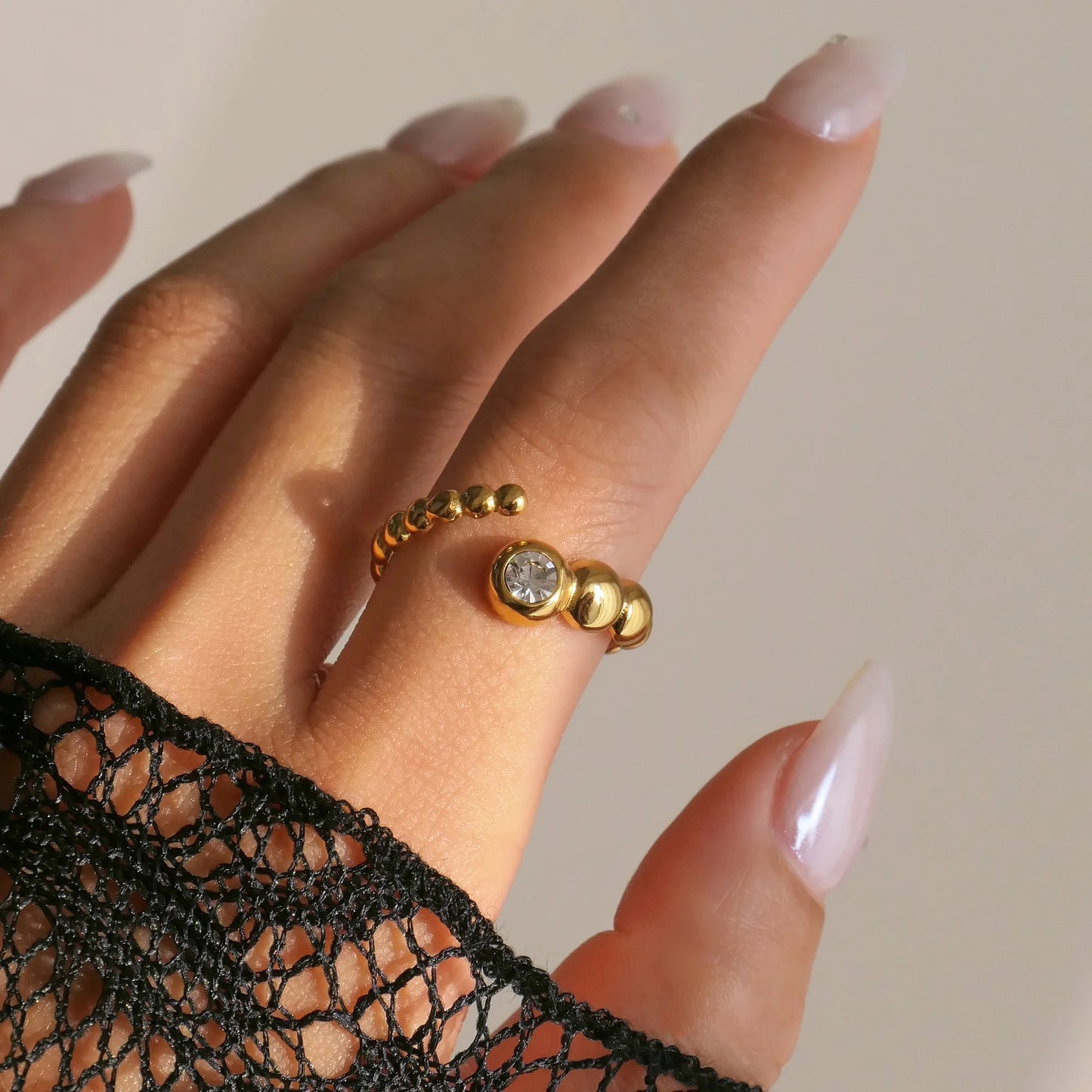 Gilded Venom Ring ( Adjustable )