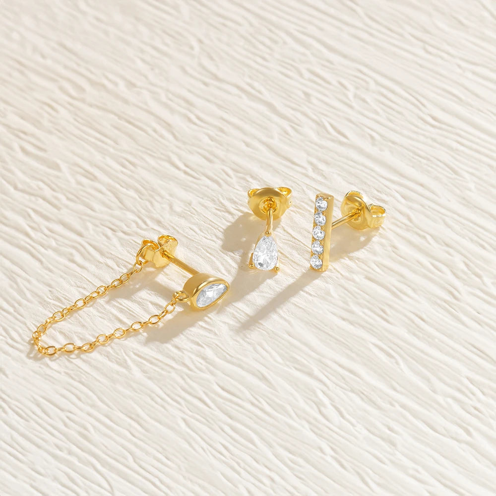 Celestial Dream Trio Earring (Single Ear Stack Set)