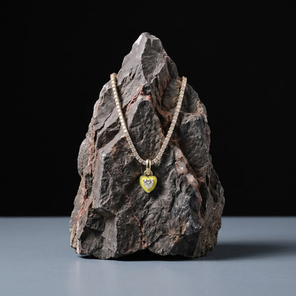 Glamorous Heart Tennis Necklace Collection