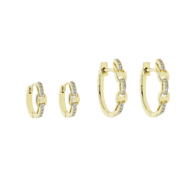 Ethereal Elegance Hoop Earrings (S/M)