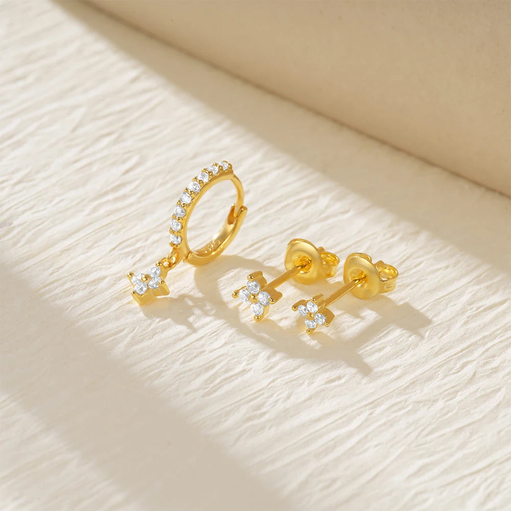 Celestial Dream Trio Earring (Single Ear Stack Set)