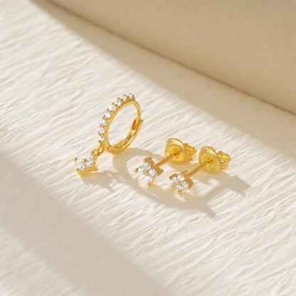 Celestial Dream Trio Earring (Single Ear Stack Set)