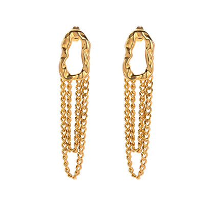 Irragular Circle Earring