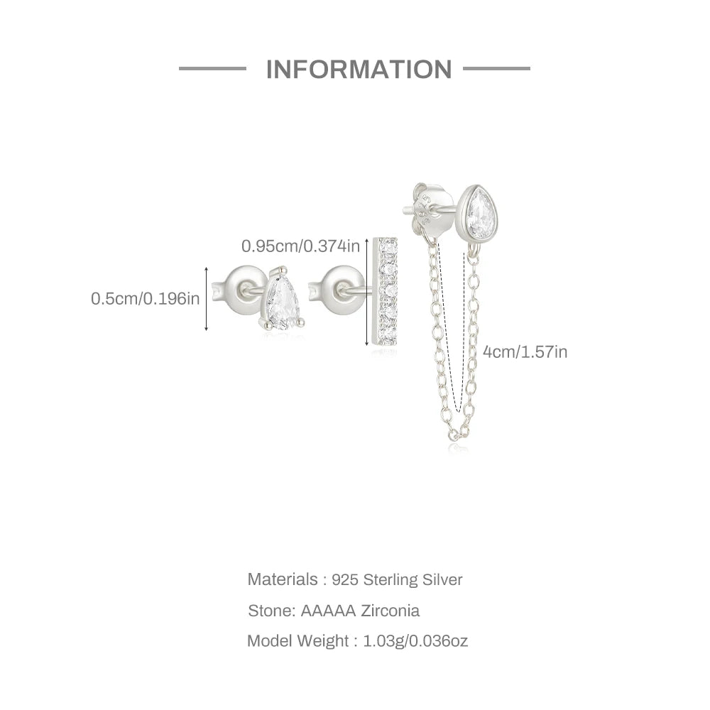 Celestial Dream Trio Earring (Single Ear Stack Set)