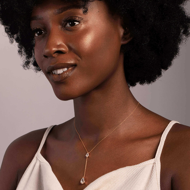 Celeste Drop Y Necklace