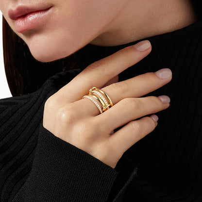 Symphony Stacks Ring - Four Layers