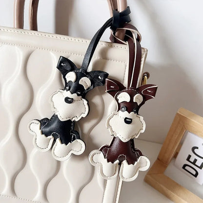 Leather Pup Bag Charms