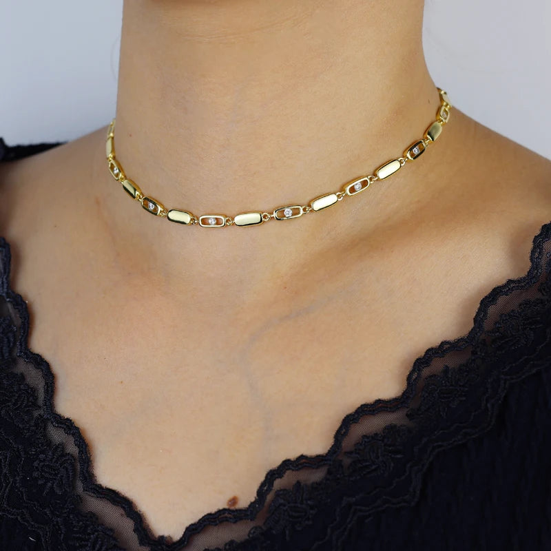 Zylana Choker OR Y Necklace