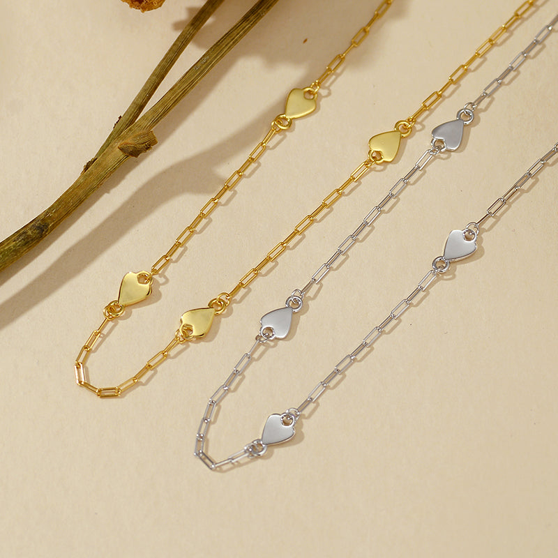 Scattered Hearts Necklace