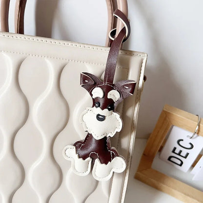 Leather Pup Bag Charms